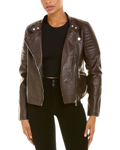 Shop Urban Republic Moto Jacket In Brown