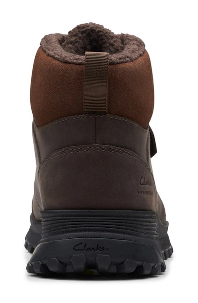 Shop Clarks Trek Up Waterproof Hiking Boot In Brown W Lined Leather