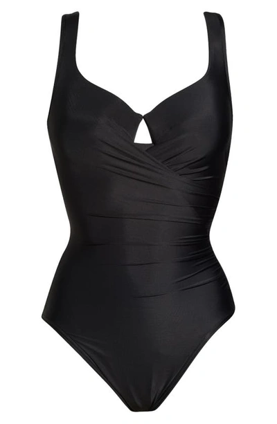 Shop Miraclesuit Must Have Escape One-piece Swimsuit In Black