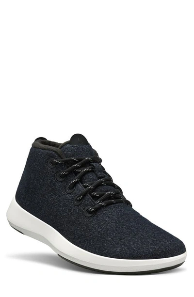 Shop Allbirds Mizzle Wool Runner Up Sneaker In Natural Black