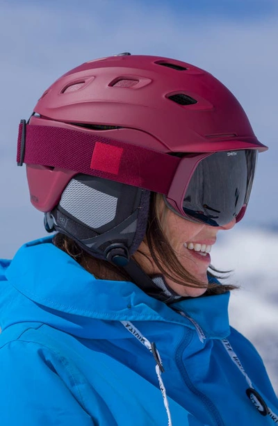 Shop Smith Snow Helmet With Mips In Matte Sangria