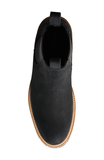 Shop Nisolo Go-to Lug Chelsea Boot In Black