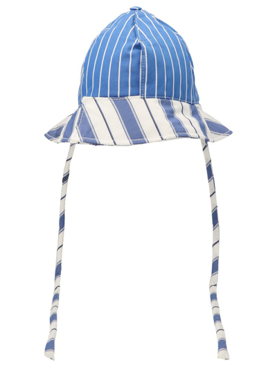 Shop Sunnei Striped Bucket Hat In Multi