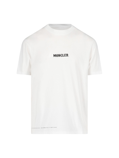 Shop Moncler Genius X Fragment T-shirt 'circus' In Bianco
