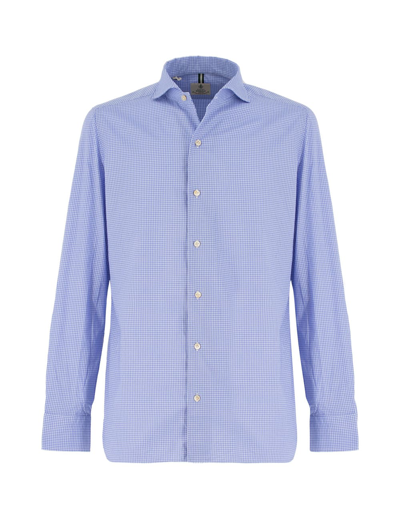 Shop Luigi Borrelli Shirt In Azzurro