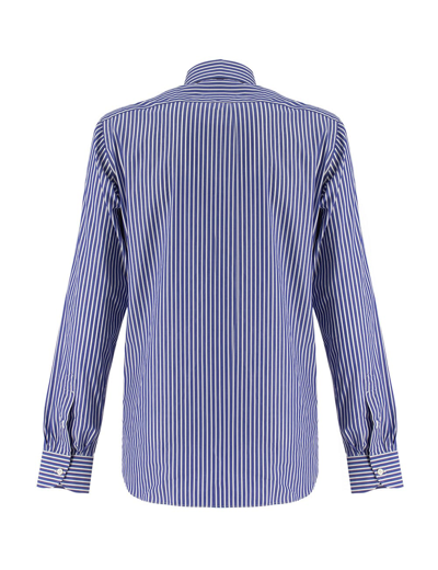 Shop Luigi Borrelli Shirt In Blu