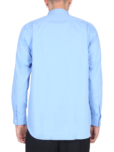 Shop Comme Des Garçons Shirt Cotton Shirt In Blu