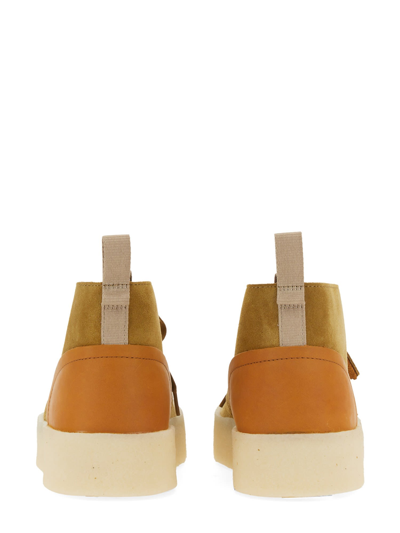 Shop Clarks Desert Cup Boot In Beige