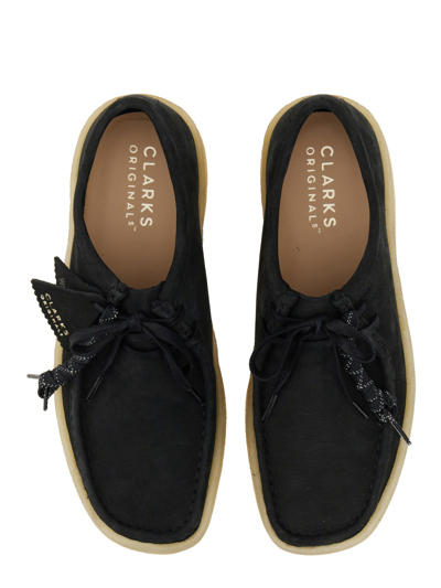 Shop Clarks Moccasin Wallabee Cup In Nero