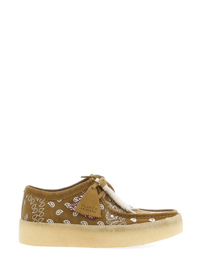 Shop Clarks Moccasin Wallabee Cup In Militare