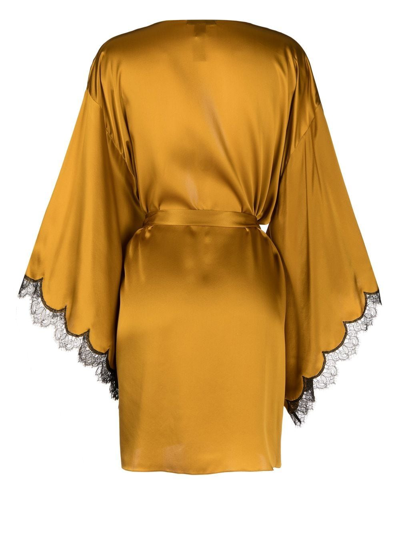 Shop Gilda & Pearl To The Stars Robe In Gold