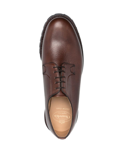 Shop Church's Lace-up Leather Derby Shoes In Brown