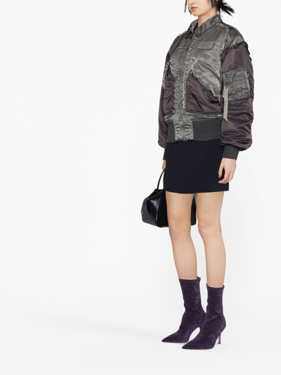 Misbhv Deconstructed Bomber Jacket In Green