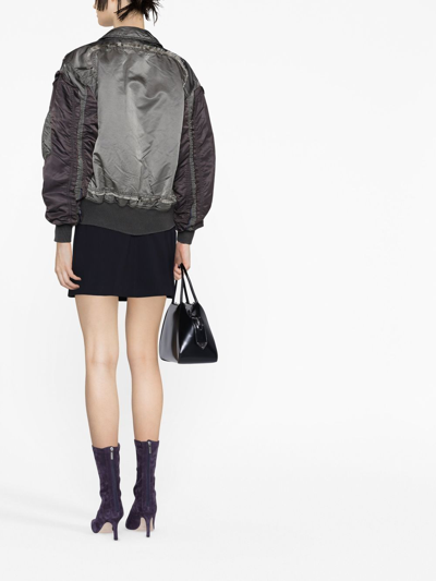 Misbhv Deconstructed Bomber Jacket In Green