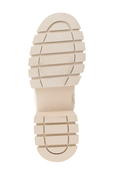 New York And Company Sara Lug Sole Boot In Bone