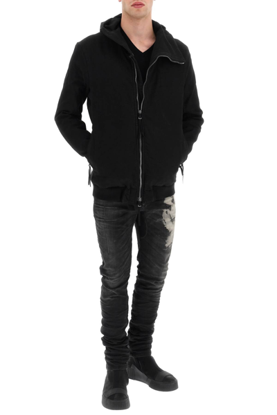 Shop Boris Bidjan Saberi 'zipper 22.3' Cotton Jacket In Black