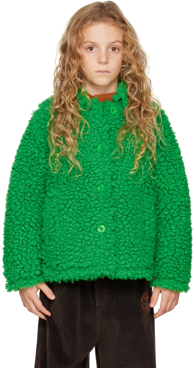 Stand Studio Gwen Teddy Coat In Green