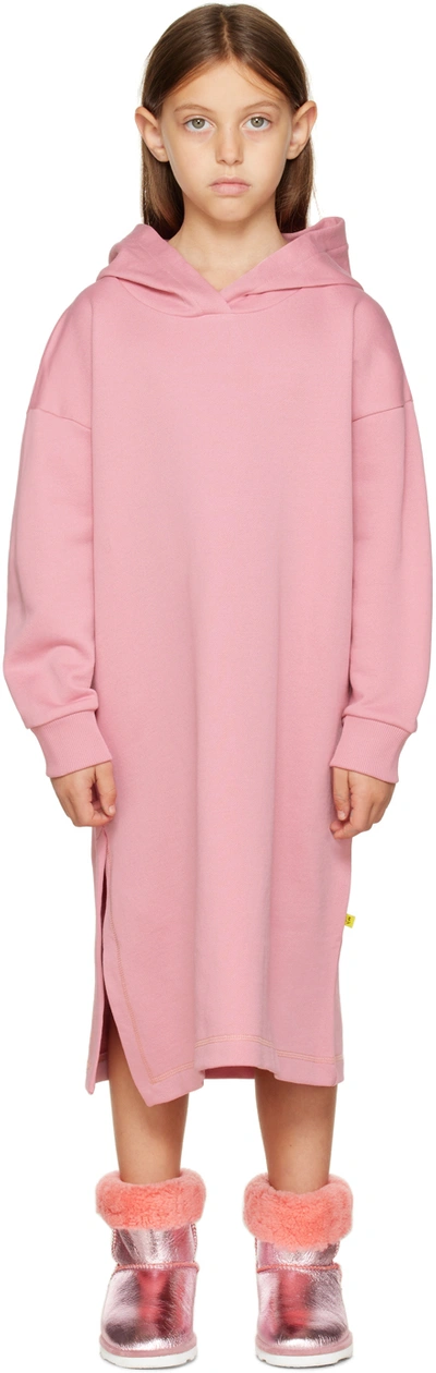 Shop M.a+ Kids Pink Hooded Dress