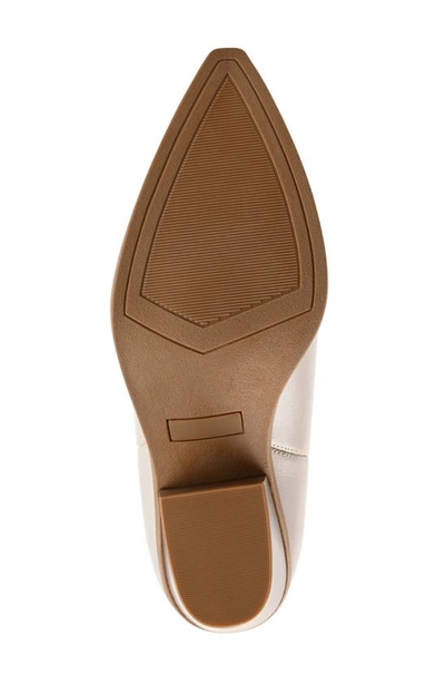 Journee Collection Women's Chantry Mid Shaft Western Boots In Beige