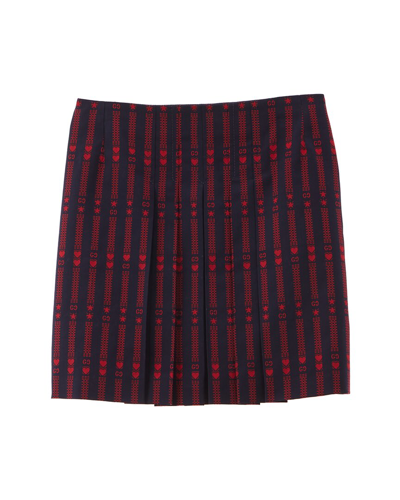 Shop Gucci Skirt In Red