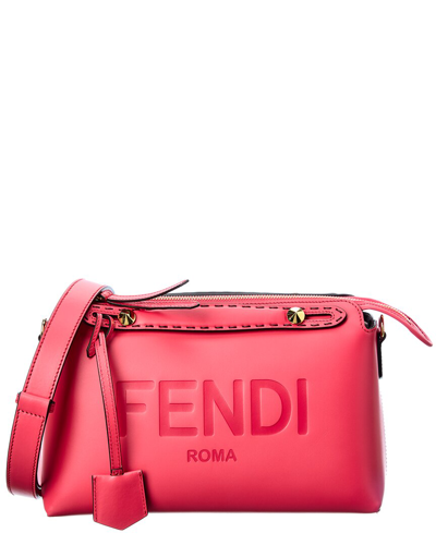 Shop Fendi By The Way Medium Leather Shoulder Bag In Pink