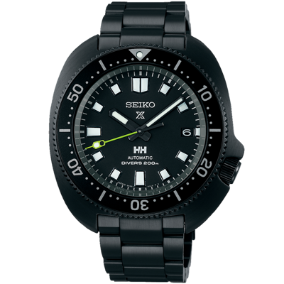 Pre-owned Seiko Prospex Sbdc181 Helly Hansen Limited Automatic Watch Black Diver Scuba