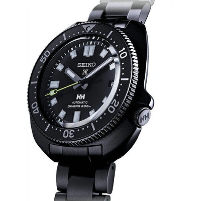 Pre-owned Seiko Prospex Sbdc181 Helly Hansen Limited Automatic Watch Black Diver Scuba
