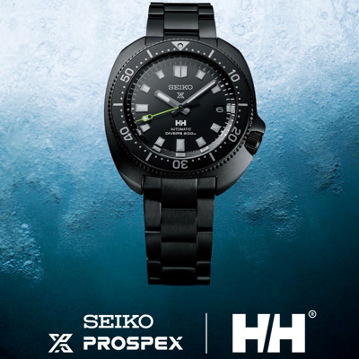 Pre-owned Seiko Prospex Sbdc181 Helly Hansen Limited Automatic Watch Black Diver Scuba