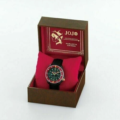 Pre-owned Seiko 5 Sports Men's Watch Jojo's Bizarre Adventure Narancia Ghirga Sbsa037