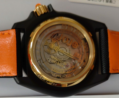 Pre-owned Seiko 5 Sports Men's Watch Jojo's Bizarre Adventure Narancia Ghirga Sbsa037