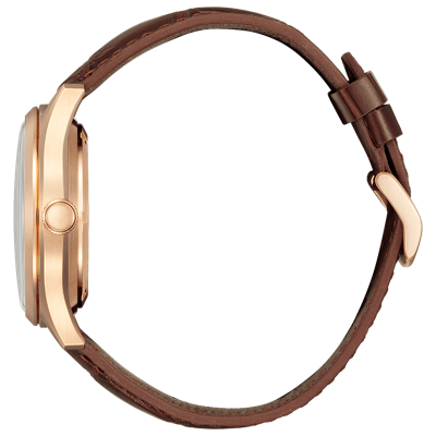 Pre-owned Citizen Record Label C7 Crystal Seven Rose Gold Automatic Watch Nh8393-05a