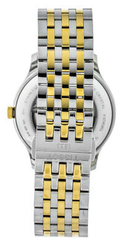 Pre-owned Tissot Tradition Automatic Sm Second Two Tone Men's Watch T063.428.22.038.00
