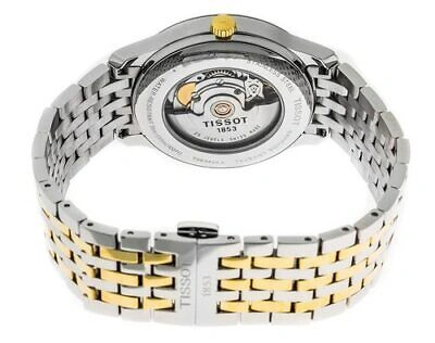 Pre-owned Tissot Tradition Automatic Sm Second Two Tone Men's Watch T063.428.22.038.00