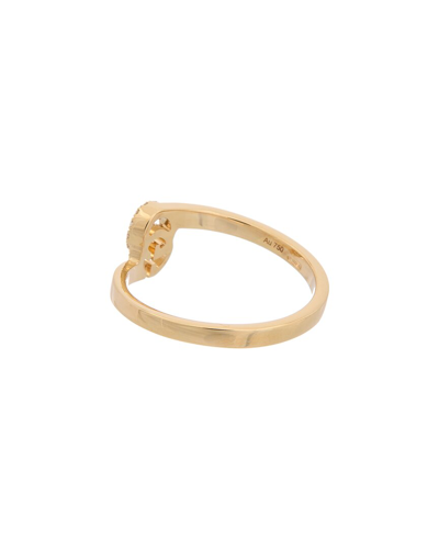 Shop Gucci Running Gg 18k Ring In Gold