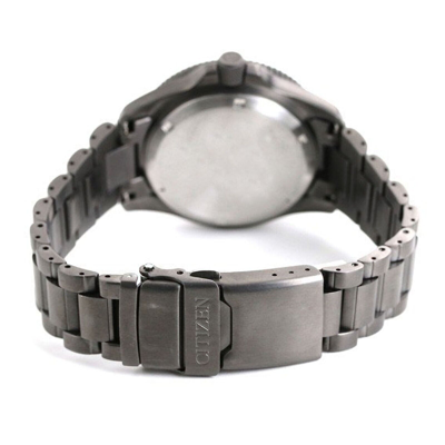 Pre-owned Citizen Promaster Land Bj7107-83e Eco-drive Gmt Black Dial World Time Men Watch In Dark Slate Gray
