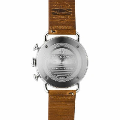 Pre-owned Xeric Halograph Chrono Sapphire Silver Navy