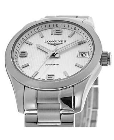 Pre-owned Longines Conquest Classic Automatic Silver Women's Watch L2.385.4.76.6