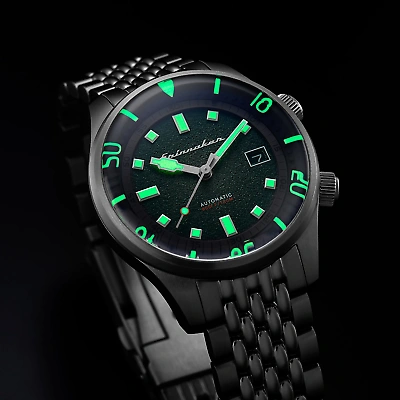 Pre-owned Spinnaker Bradner Automatic Emerald Green