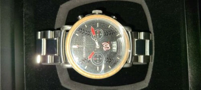 Pre-owned Original Grain Washington Nationals 2019 Championship Watch