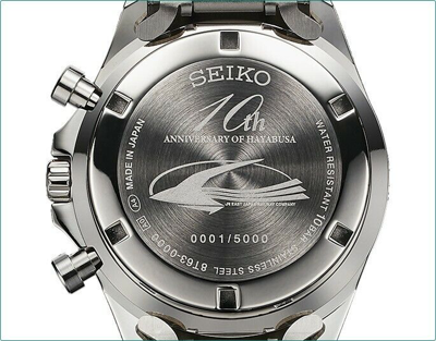 Pre-owned Series E5 Shinkansen Hayabusa 10th Anniversary Watch Seiko M Size Japan F/s