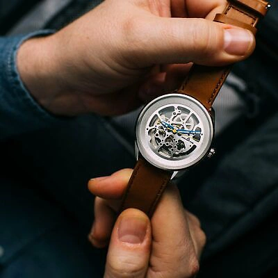 Pre-owned Archetype Nemesis Automatic Silver Tan