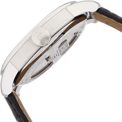 Pre-owned Tissot Mens Le Locle Stainless Steel Dress Watch Black T0064071605300
