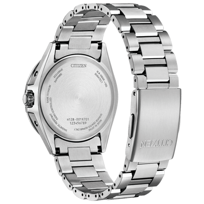 Pre-owned Citizen Attesa Cb3030-76e Act Line Titanium Eco-drive Radio Solar Watch 39.5mm