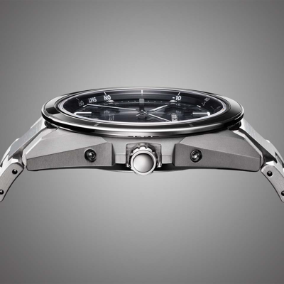 Pre-owned Citizen Attesa Cb3030-76e Act Line Titanium Eco-drive Radio Solar Watch 39.5mm
