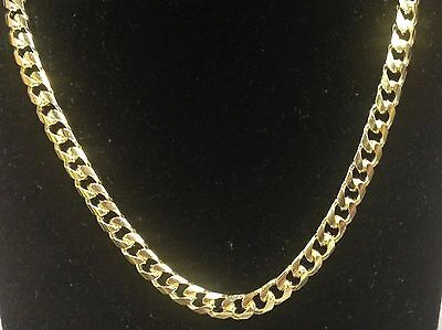 Pre-owned R C I 14k Yellow Gold Solid Mens Miami Cuban Curb Link 20" 6.7mm 72gr Chain/necklace In No Stone