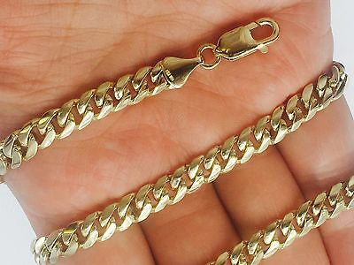 Pre-owned R C I 14k Yellow Gold Solid Mens Miami Cuban Curb Link 20" 6.7mm 72gr Chain/necklace In No Stone