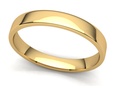 Pre-owned Jewelwesell Comfort Fit Eurodome Wedding Band Ring Mens Womens 2mm-8mm Solid 18k Yellow Gold