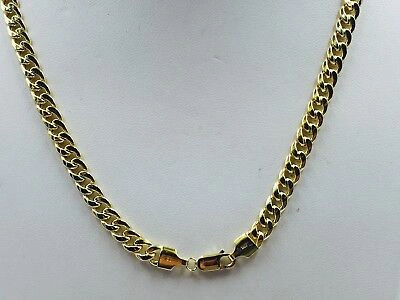Pre-owned R C I 10k Yellow Gold 18" Mens Miami Cuban Curb Men's Link 4.5mm 9grams Chain/necklace In No Stone