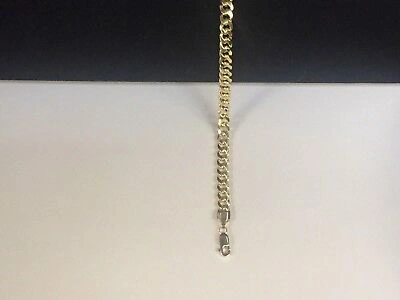 Pre-owned R C I 10k Yellow Gold Mens Miami Cuban Curb Men's Link 18" 4.5mm 9grams Chain/necklace In No Stone