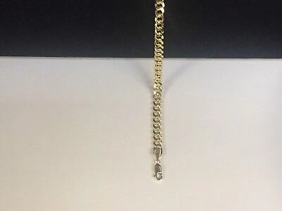 Pre-owned R C I 10k Yellow Gold 18" Mens Miami Cuban Curb Men's Link 4.5mm 9grams Chain/necklace In No Stone
